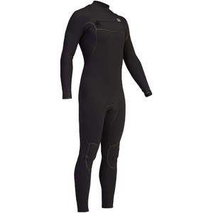 2022 Billabong Mens Furnace Comp 4/3mm Chest Zip Wetsuit ABYW100122 - Black